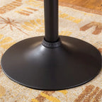Set moderno di 2 sgabelli da bar girevoli con seduta in pelle, base in metallo, regolabili in altezza, per isola cucina, sala da pranzo, soggiorno