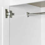 Armadio a quattro ante con due cassetti - 60,6L x 20,8P x 68,5A