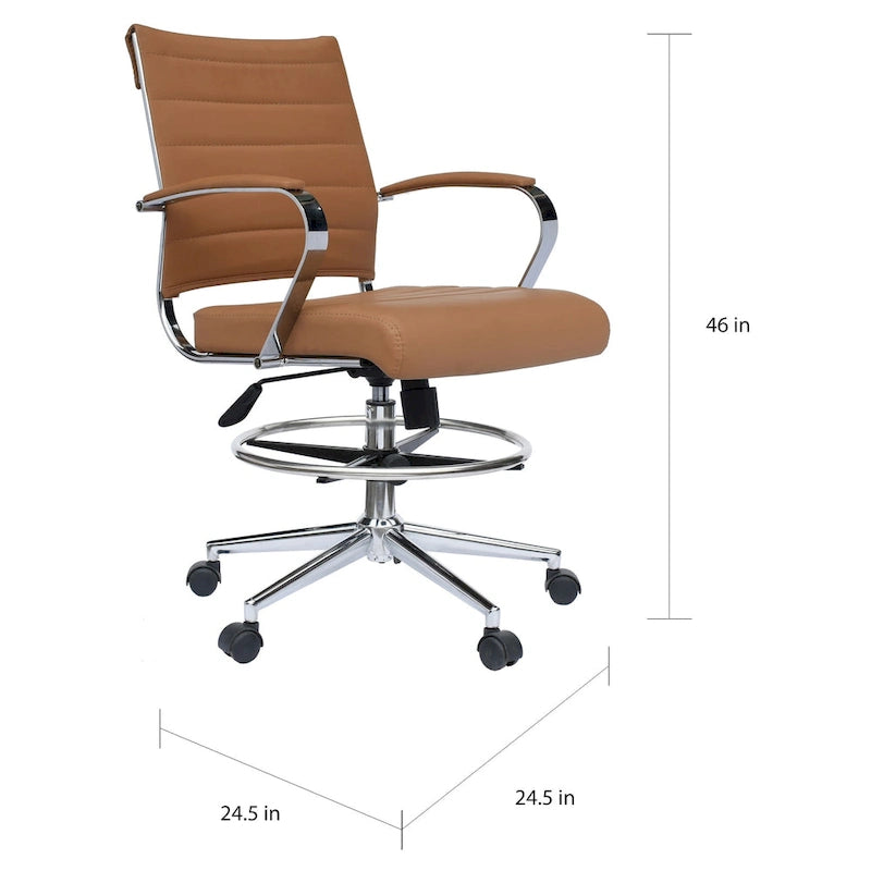 Sedia da ufficio ergonomica moderna per disegnatori