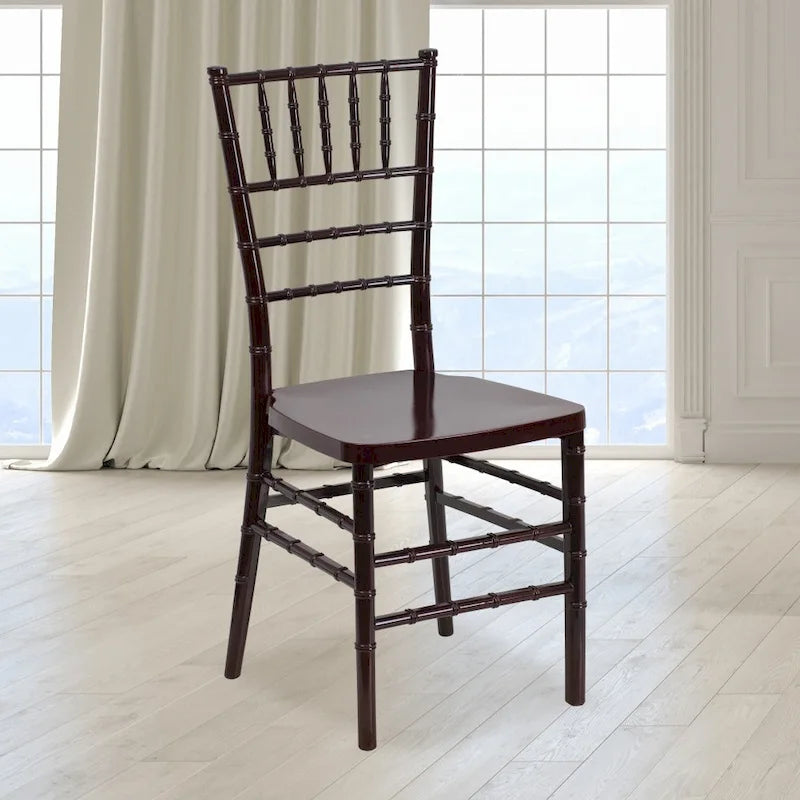 Sedia Chiavari impilabile in resina