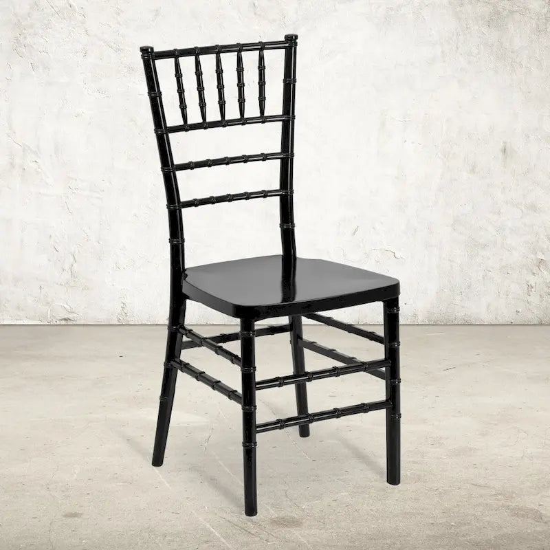 Sedia Chiavari impilabile in resina