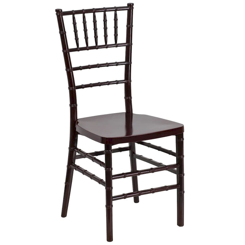 Sedia Chiavari impilabile in resina
