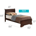 Letto matrimoniale Sleigh