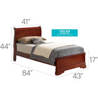 Letto matrimoniale Sleigh