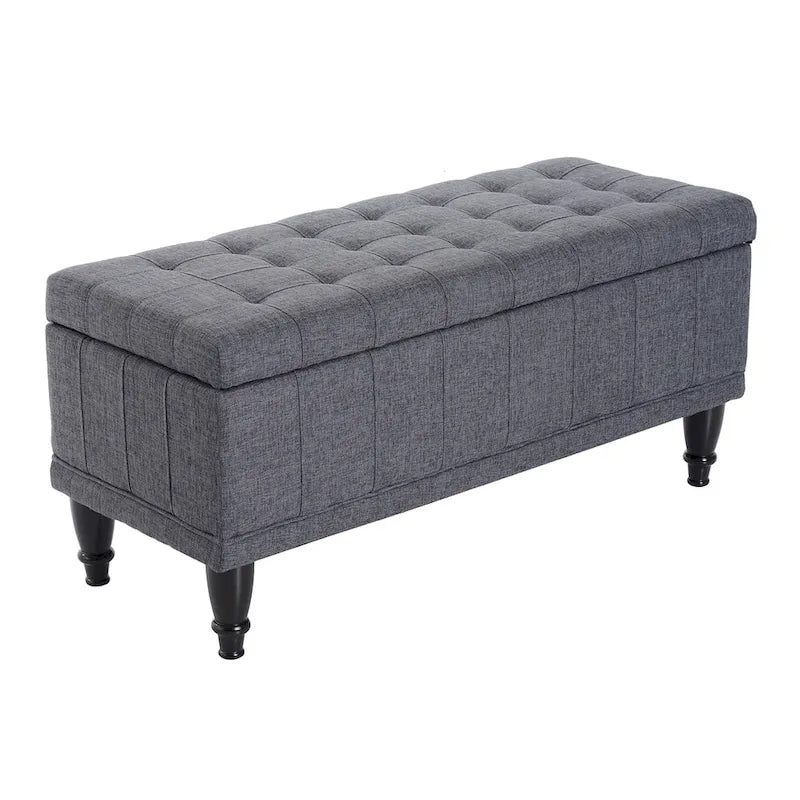  Turnbull 42-inch Fabric Tufted Storage Ottoman Bench