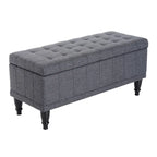  Turnbull 42-inch Fabric Tufted Storage Ottoman Bench