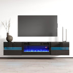 Mobile TV 72 per Camino Elettrico a Parete