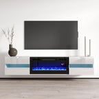 Mobile TV 72 per Camino Elettrico a Parete