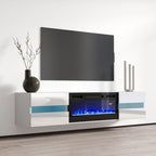 Mobile TV 72 per Camino Elettrico a Parete