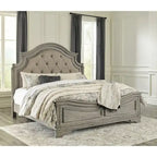 Signature Design by Lodenbay Antique Gray Panel Bed