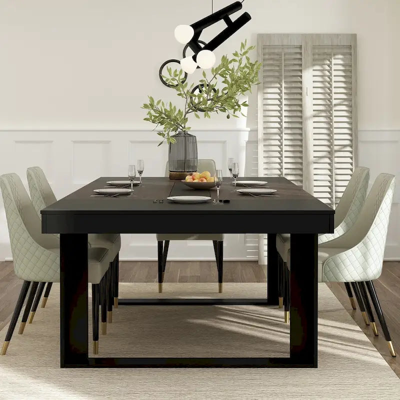 Tavolo riunioni 86,6L x 47,2P con base in legno