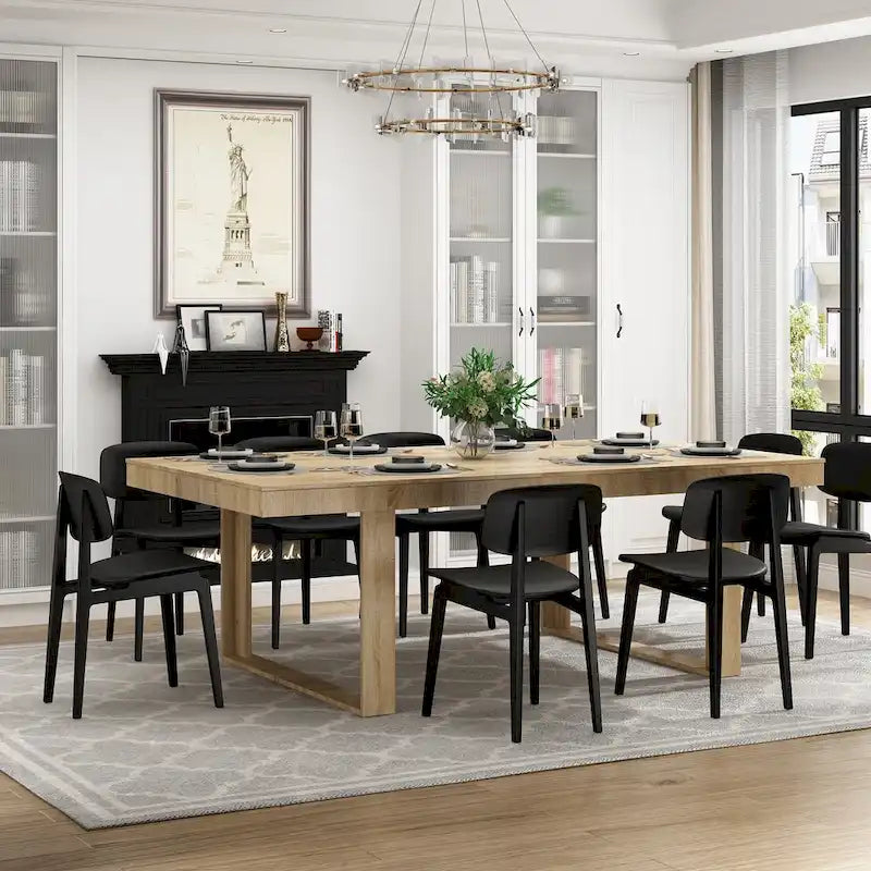 Tavolo riunioni 86,6L x 47,2P con base in legno