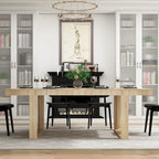 Tavolo riunioni 86,6L x 47,2P con base in legno