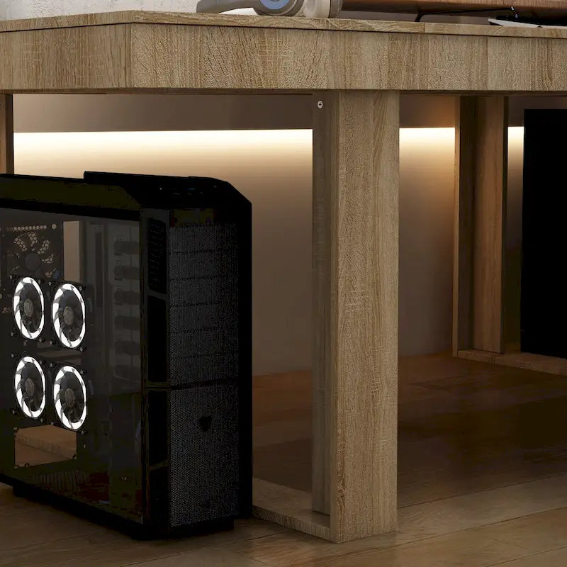 Tavolo riunioni 86,6L x 47,2P con base in legno