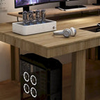 Tavolo riunioni 86,6L x 47,2P con base in legno