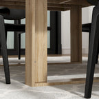 Tavolo riunioni 86,6L x 47,2P con base in legno