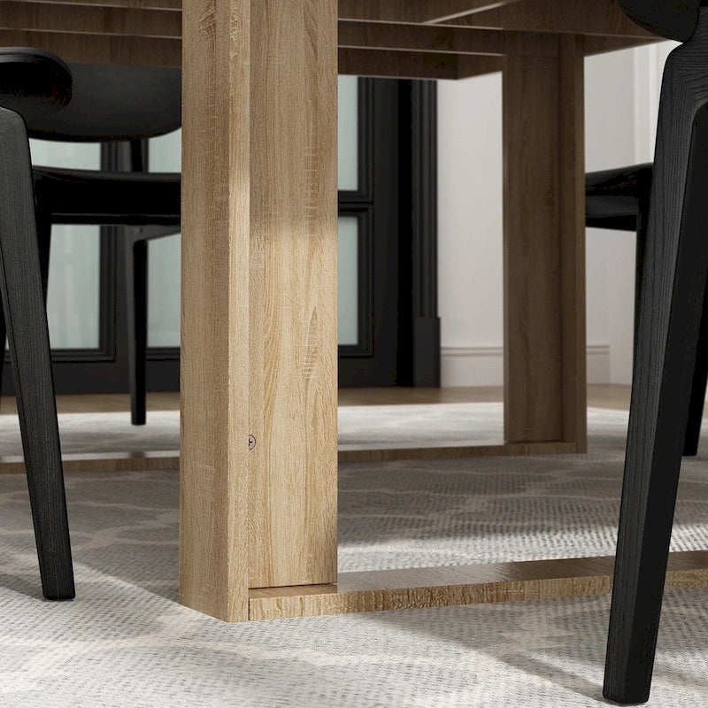 Tavolo riunioni 86,6L x 47,2P con base in legno