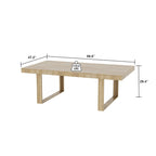 Tavolo riunioni 86,6L x 47,2P con base in legno