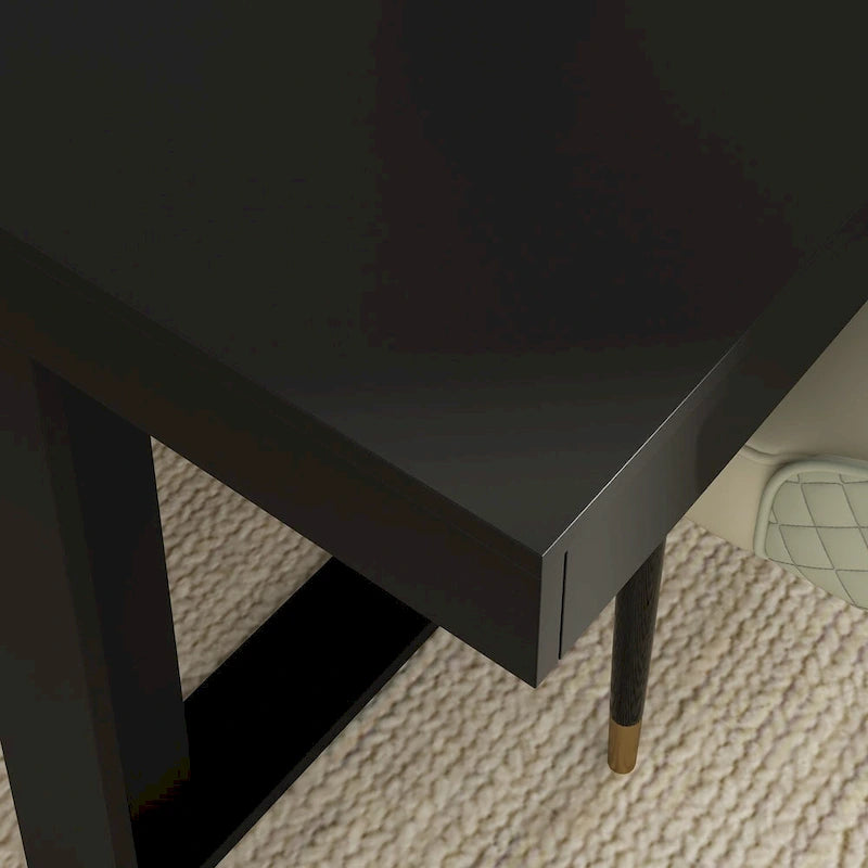 Tavolo riunioni 86,6L x 47,2P con base in legno