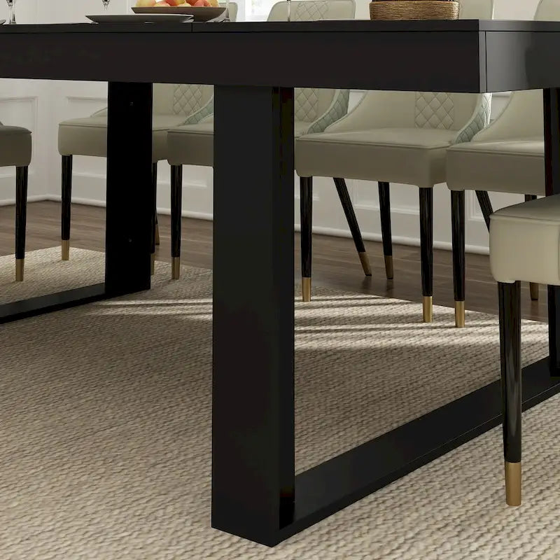 Tavolo riunioni 86,6L x 47,2P con base in legno