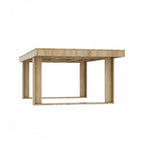 Tavolo riunioni 86,6L x 47,2P con base in legno