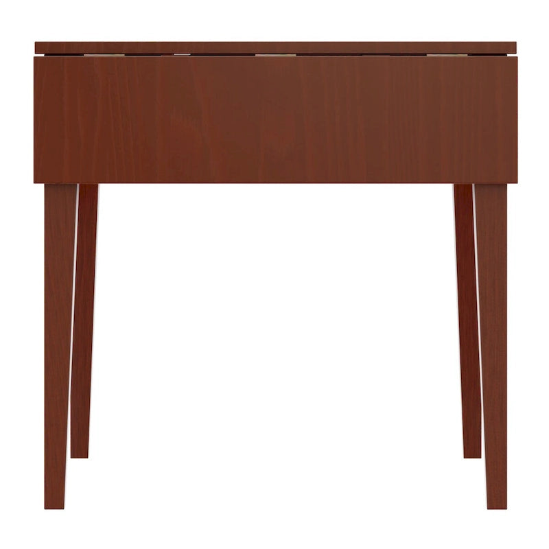 Tavolo da pranzo con doppia anta a ribalta, Noce - 41.73L x 30.55P x 29.13A