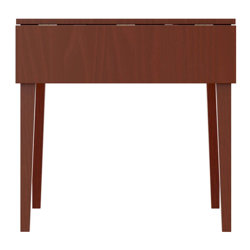 Tavolo da pranzo con doppia anta a ribalta, Noce - 41.73L x 30.55P x 29.13A