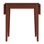 Tavolo da pranzo con doppia anta a ribalta, Noce - 41.73L x 30.55P x 29.13A