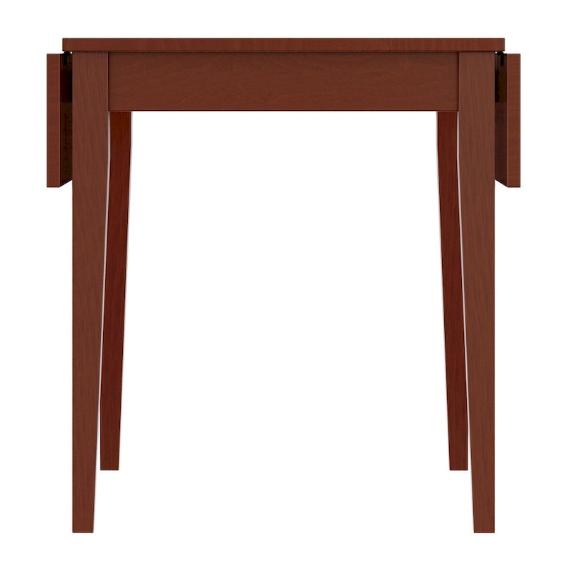 Tavolo da pranzo con doppia anta a ribalta, Noce - 41.73L x 30.55P x 29.13A