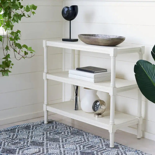  Olevia 3-Shelf Console Table - 33.8 W x 13.8 L x 29.5 H - 34Wx14Dx30H