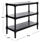 Consolle a 3 ripiani - 33,8 L x 13,8 P x 29,5 A - 34Lx14Px30A