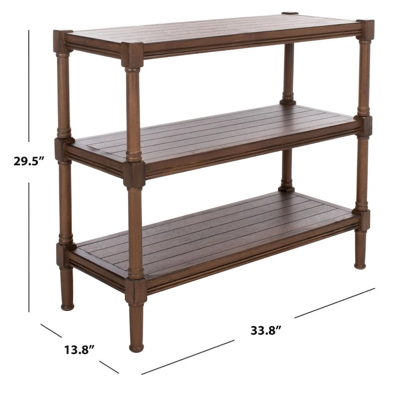 Consolle a 3 ripiani - 33,8 L x 13,8 P x 29,5 A - 34Lx14Px30A