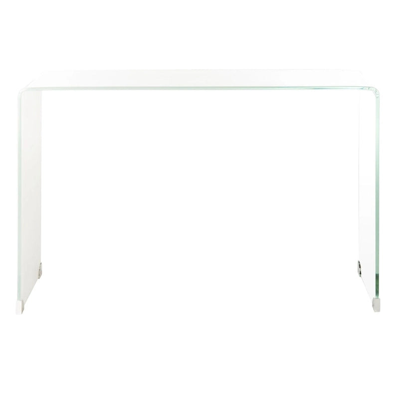 Consolle in vetro Ombre - Trasparente / Blu - 110 x 35 x 75 cm - 110Lx35Px76A