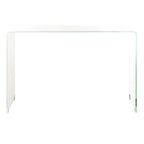 Consolle in vetro Ombre - Trasparente / Blu - 110 x 35 x 75 cm - 110Lx35Px76A