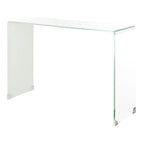 Consolle in vetro Ombre - Trasparente / Blu - 110 x 35 x 75 cm - 110Lx35Px76A