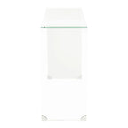 Consolle in vetro Ombre - Trasparente / Blu - 110 x 35 x 75 cm - 110Lx35Px76A