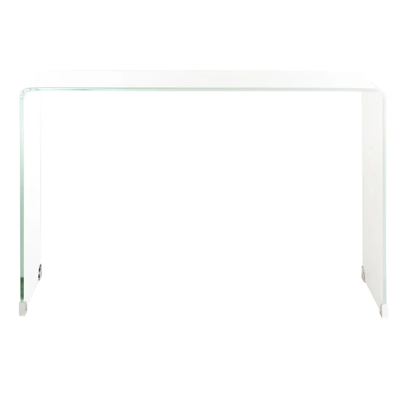 Consolle in vetro Ombre - Trasparente / Blu - 110 x 35 x 75 cm - 110Lx35Px76A