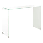 Consolle in vetro Ombre - Trasparente / Blu - 110 x 35 x 75 cm - 110Lx35Px76A