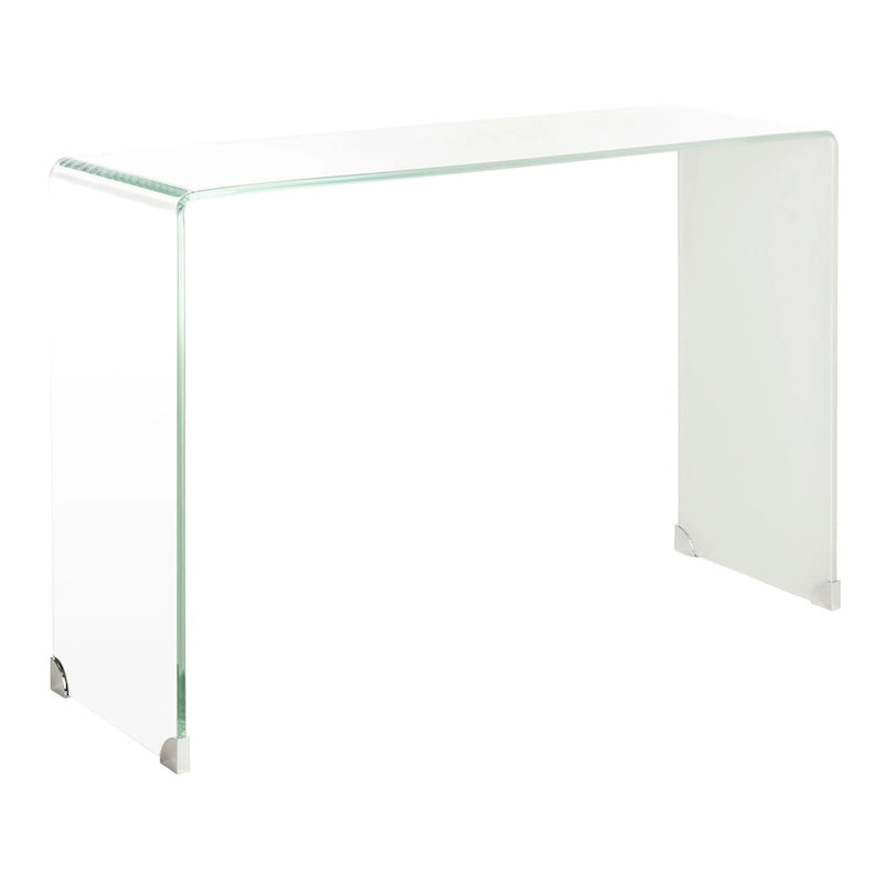 Consolle in vetro Ombre - Trasparente / Blu - 110 x 35 x 75 cm - 110Lx35Px76A