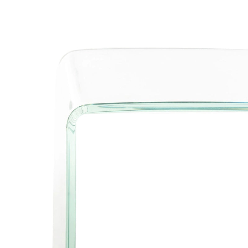 Consolle in vetro Ombre - Trasparente / Blu - 110 x 35 x 75 cm - 110Lx35Px76A