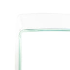 Consolle in vetro Ombre - Trasparente / Blu - 110 x 35 x 75 cm - 110Lx35Px76A