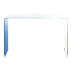 Consolle in vetro Ombre - Trasparente / Blu - 110 x 35 x 75 cm - 110Lx35Px76A