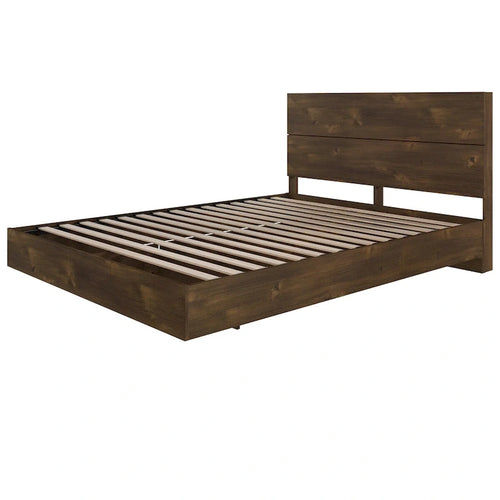 Set Comodino 2 Pezzi Con Struttura Letto E Testiera, Tartufo