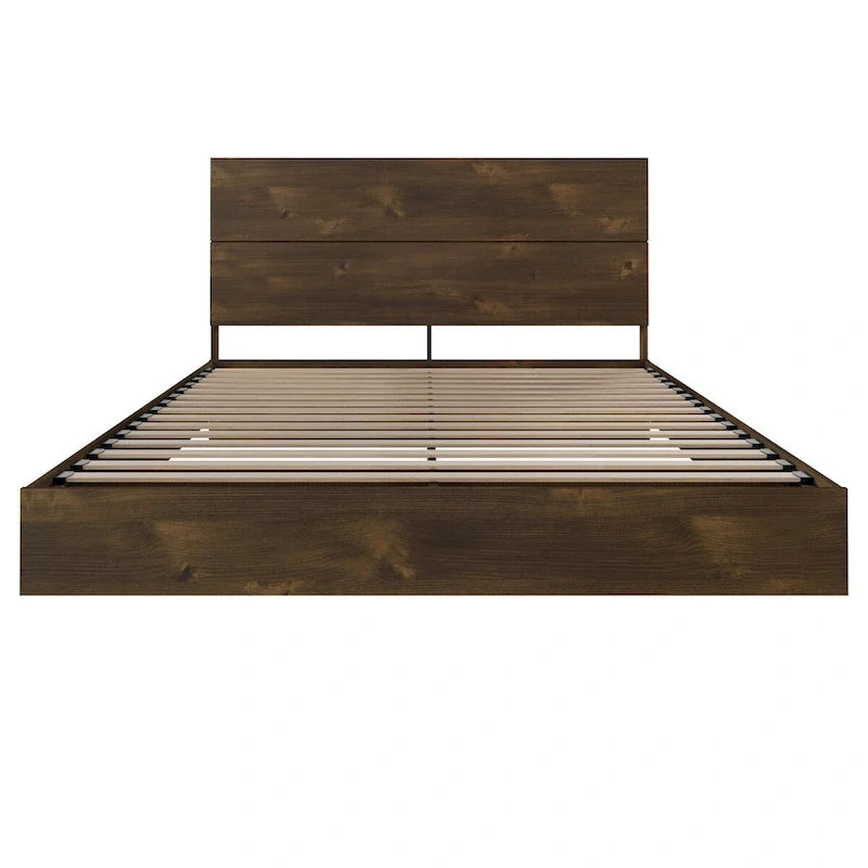 Set Comodino 2 Pezzi Con Struttura Letto E Testiera, Tartufo