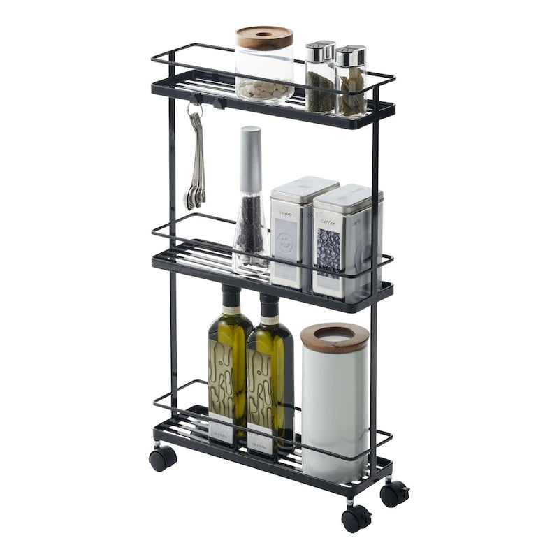 Carrello Mobile, Acciaio, Capacità 3 kg, Ruote