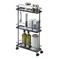 Carrello Mobile, Acciaio, Capacità 3 kg, Ruote