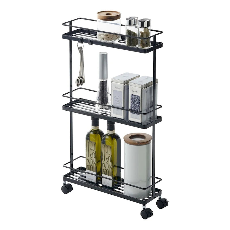 Carrello Mobile, Acciaio, Capacità 3 kg, Ruote