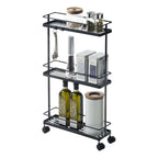 Carrello Mobile, Acciaio, Capacità 3 kg, Ruote