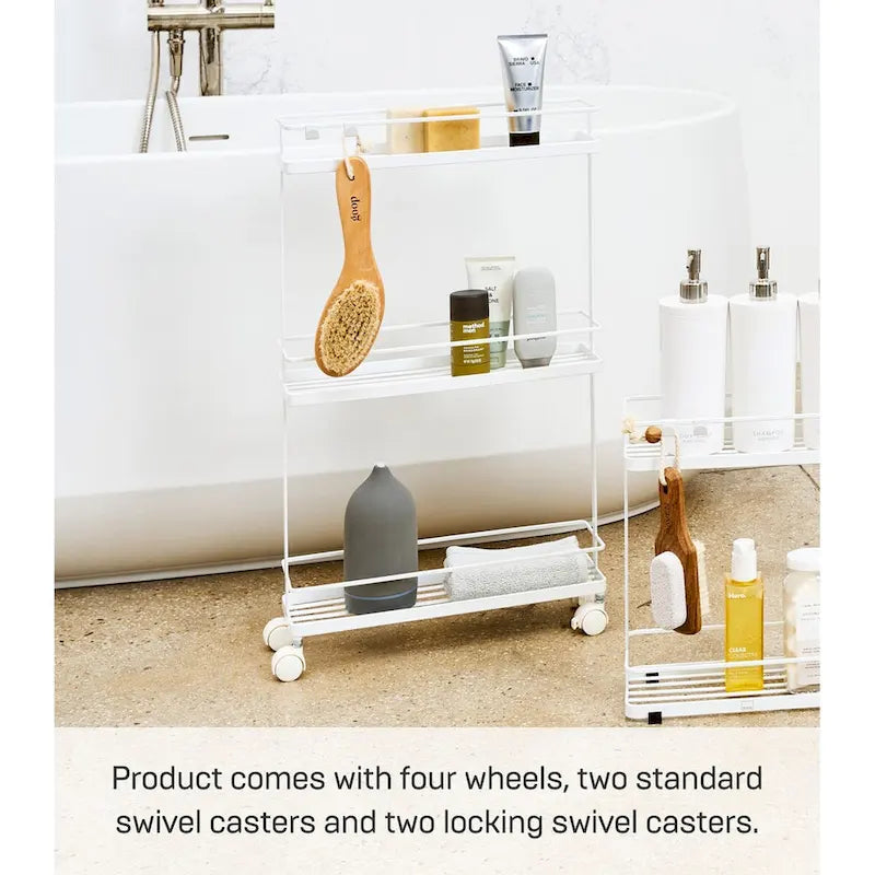 Carrello Mobile, Acciaio, Capacità 3 kg, Ruote