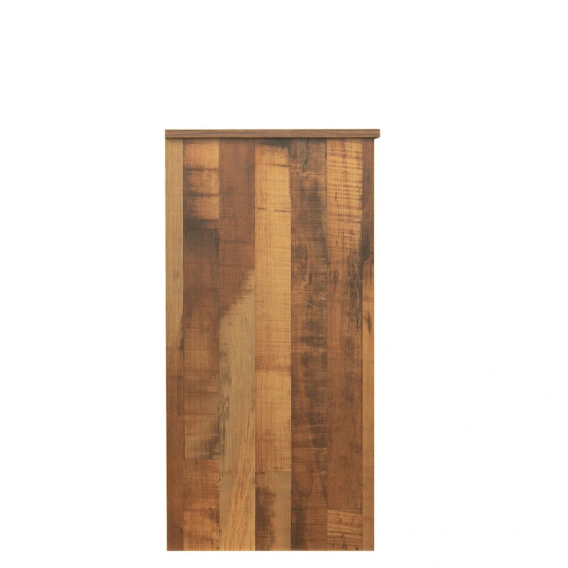 Madia moderna in legno, credenza con 3 ante e 2 cassetti